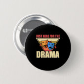 Actor hier voor de drama ronde button 5,7 cm (Voorkant /achterkant)