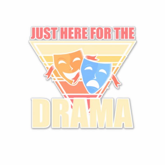 Actor hier voor de drama sticker (Voorkant)