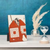 Actor Ichikawa Danjûrô V in Shibaraku katsukawa Fotoplaat (Zijkant)