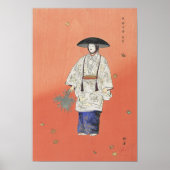 Actor in de Noh Play Hanagatami 1926 Poster (Voorkant)