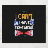 Actor kan ik niet horen. bier etiket (Enkel label)