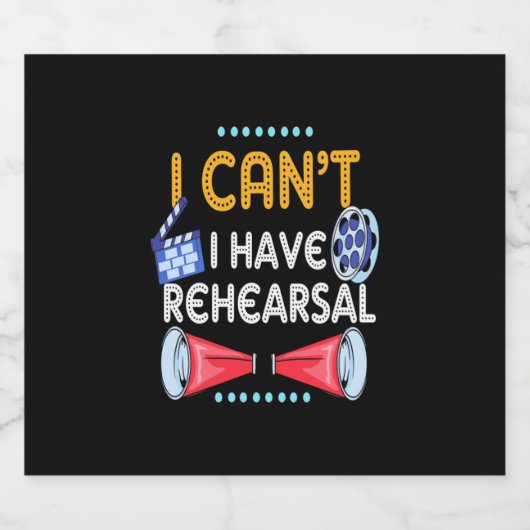 Actor kan ik niet horen. bier etiket (Enkel label)