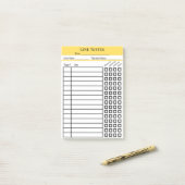 Actor Line Notes-diagram Post-it® Notes (Op bureau)