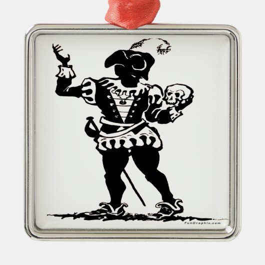 Actor Metalen Ornament (Voorkant)