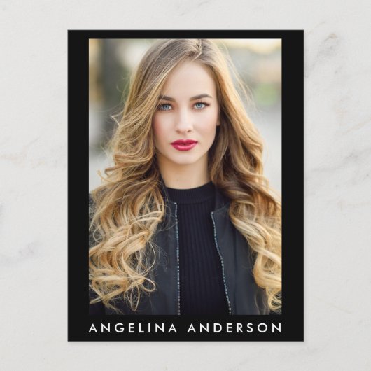 Actor Model 4 Foto Comp Kaart - Briefkaart Grootte (Voorkant)