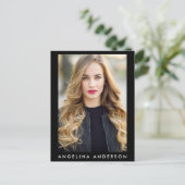 Actor Model 4 Foto Comp Kaart - Briefkaart Grootte (Staand voorkant)