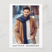 Actor Model 4 Foto Comp Kaart - Grootte Briefkaart (Voorkant)