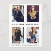 Actor Model 4 Fotocomp Card Briefkaart (Voorkant)