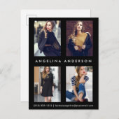 Actor Model 4 Fotocomp Card Briefkaart Blk (Voorkant / Achterkant)