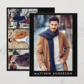 Actor Model 4 Fotocomp Kaart - Briefkaart formaat  (Voorkant / Achterkant)