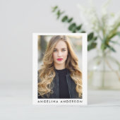 Actor Model 4 Fotocomp Kaart - Grootte Briefkaart (Staand voorkant)