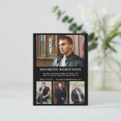 Actor Model 4 Promotie fotosjabloon Briefkaart (Staand voorkant)