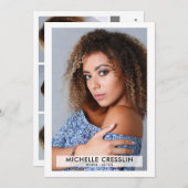 Actor Model 5x7 Zed Comp Kaart 3 Foto terug (Voorkant / Achterkant)