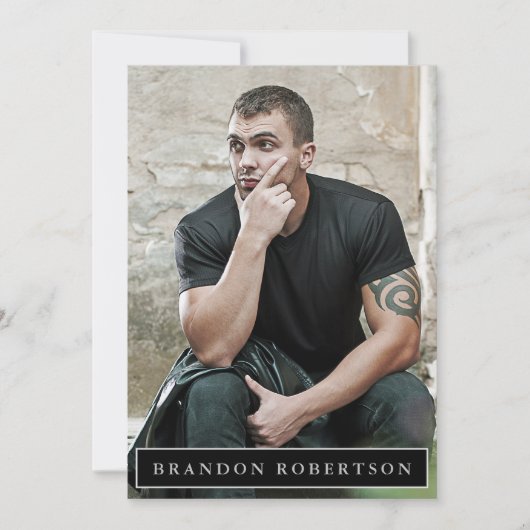 Actor Model Comp Zed Kaart 5x7 | Foto 2 Sided 5 (Voorkant)