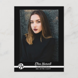 Actor Model Composite 3 Photo Promo Card Postcard Briefkaart