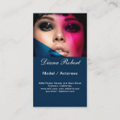 Actor model dancer photo trendy contemporary bold  visitekaartje (Achterkant)