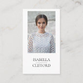 Actor Model Dancer sluit foto Sociale media af Visitekaartje (Voorkant)