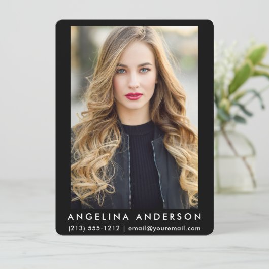 Actor Model Fotokaart BR (Staand voorkant)