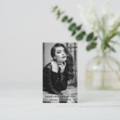 Actor Model Visitekaartje foto zwart-wit (Staand voorkant)
