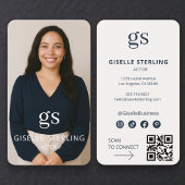 Actor Photo QR Code Professional Visitekaartje