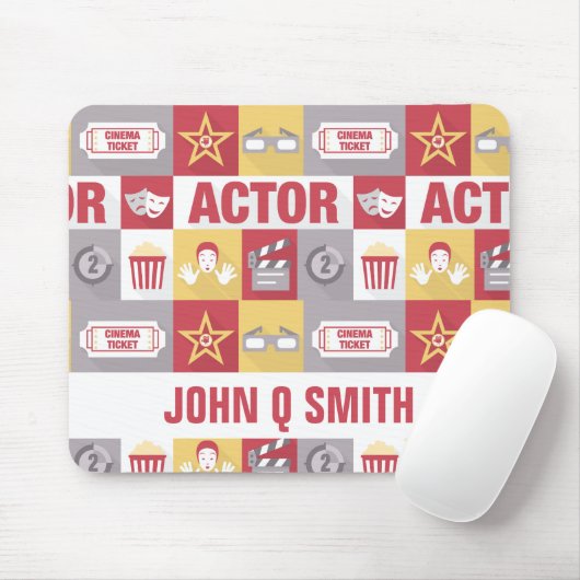 Actor Pictogram・Aangepast Muismat (Met muis)