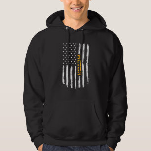 Actor Proud Positive Carrer Amerikaanse vlag Hoodie