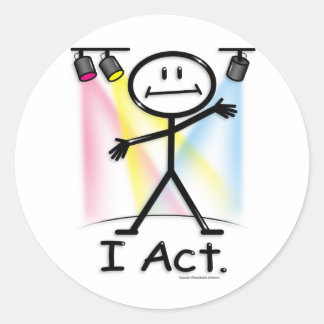Actor Ronde Sticker