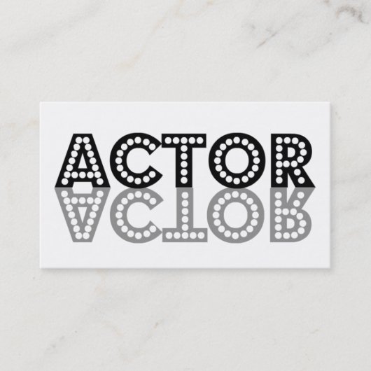 Actor Shadow Visitekaartje (Voorkant)