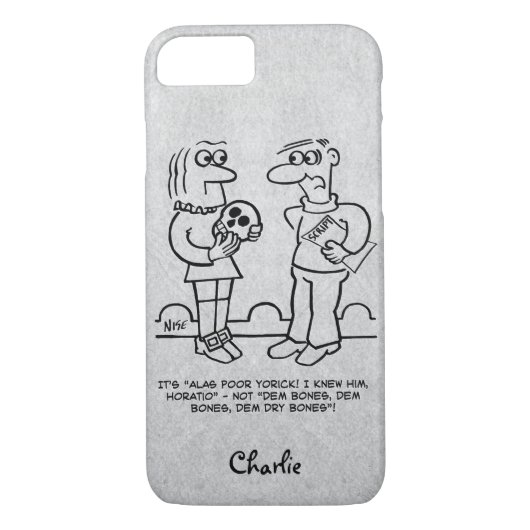 Actor speelt Hamlet Case-Mate iPhone Case (Achterkant)