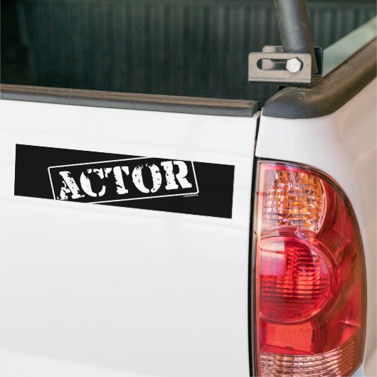 Actor Stamp Bumpersticker (Op Truck)