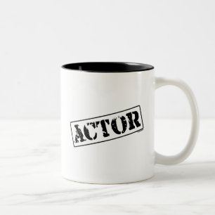 Actor Stamp Tweekleurige Koffiemok