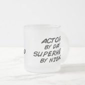 Actor Superheld van Night Matglas Koffiemok (Voorkant rechts)