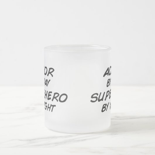 Actor Superheld van Night Matglas Koffiemok (Center)