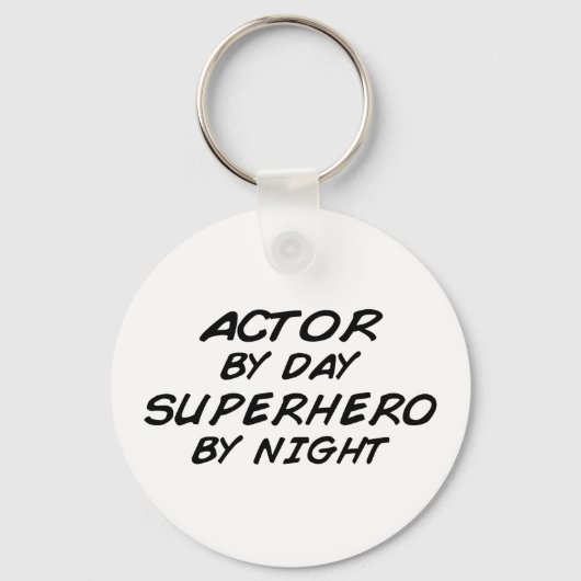 Actor Superheld van Night Sleutelhanger (Voorkant)