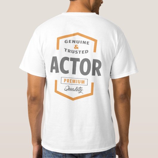 Actor T-shirt (Achterkant)