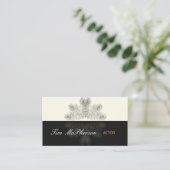 Actor Trendy Peacock Feathers Visitekaartje (Staand voorkant)