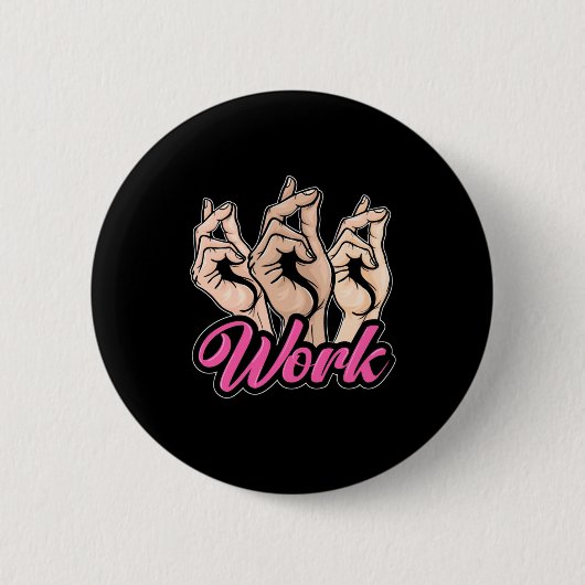 Actor-werk Ronde Button 5,7 Cm (Voorkant)
