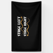 Actor werkgebied links werkgebied rechts spandoek (Verticaal)