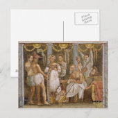 Actoren die oefenen voor een toneelstuk, c.62-79 A Briefkaart (Voorkant / Achterkant)