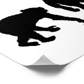 Actoren die theaterkunstenaar zijn poster (Hoek)