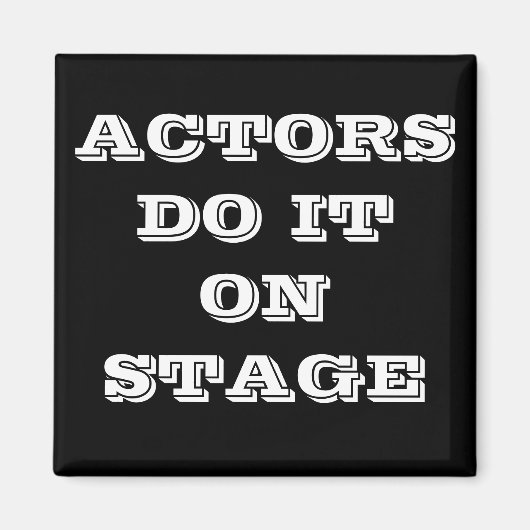 ACTOREN DOEN HET OP FASE MAGNET (Voorkant)