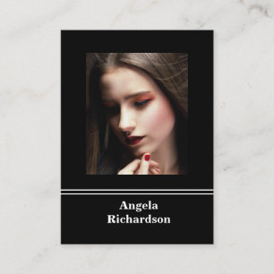 Actoren en modellen Modern Minimalistisch Visiteka Visitekaartje