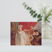 Actoren van de Comedie Italienne Briefkaart (Staand voorkant)
