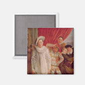 Actoren van de Comedie Italienne Magneet (Voorkant / Achterkant)