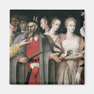 Actoren van de Commedia dell'Arte Magneet