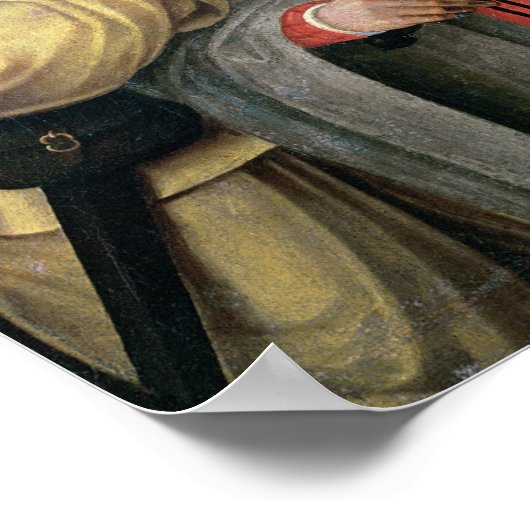 Actoren van de Commedia dell'Arte Poster (Hoek)