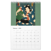 Actoren van het oude Japan ( Japanse kunst) Kalender (Feb 2026)