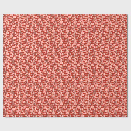 Actorglanzend verpakkingspapier 30x6 (rood) cadeaupapier (Vlak)