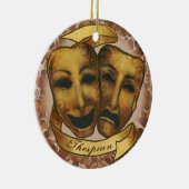 Actormaskers Keramisch Ornament (Rechts)