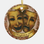 Actormaskers Keramisch Ornament (Voorkant)